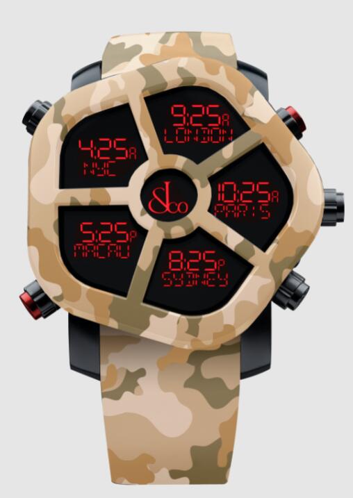 Jacob & Co. GHOST CARBON CAMOUFLAGE SAND Watch Replica GH100.11.NS.PC.ANQ4D Jacob and Co Watch Price